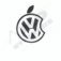 Sticker Auto Apple VW