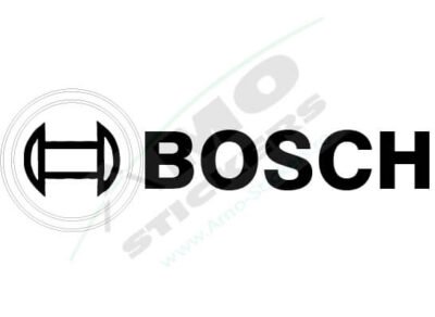 BOSCH logós autós matrica