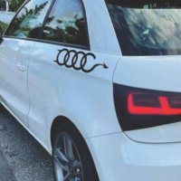 Audi Devil autó matrica