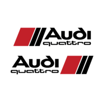 Sticker audi Quattro