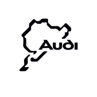 Sticker auto Audi Borders