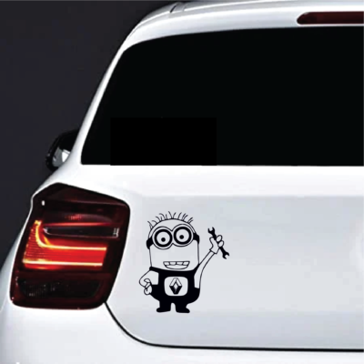 Sticker auto Renault Minnion