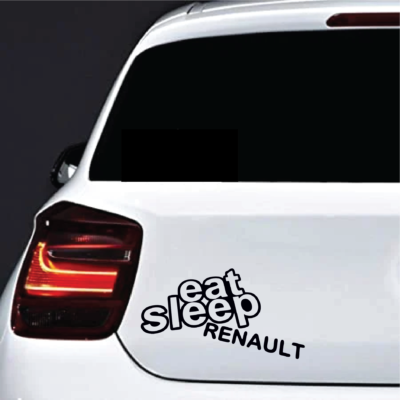 Sticker Eat Sleep Renault