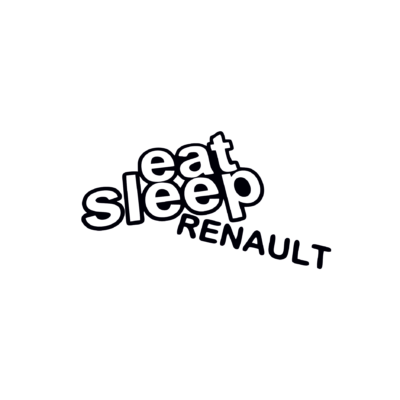 Sticker Eat Sleep Renault