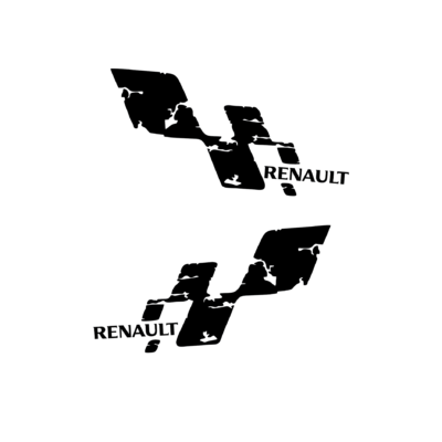 Set Stickere auto Renault praguri