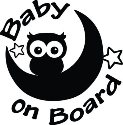 Matrica Baby fedélzeten Bagoly - Image 1