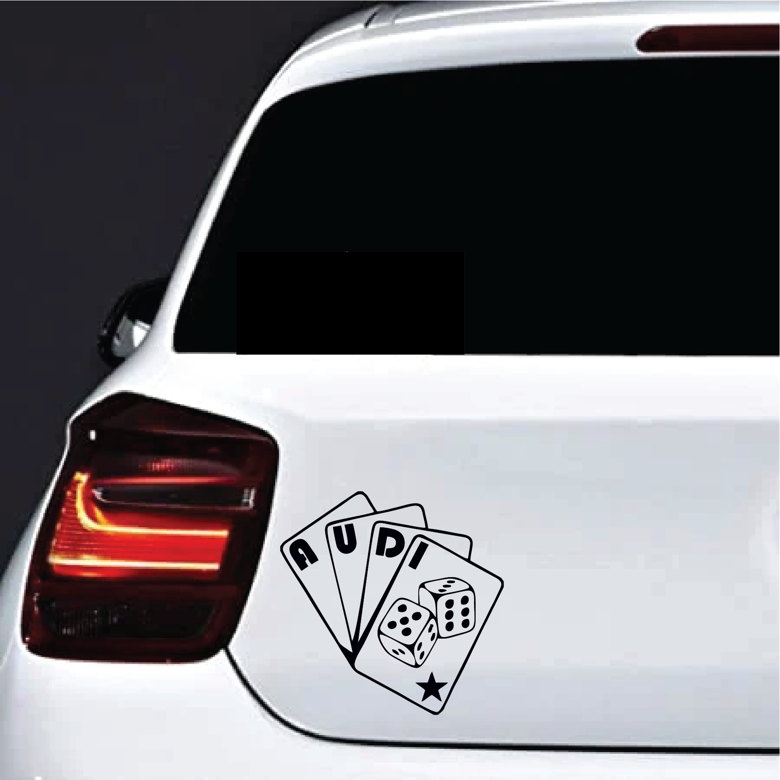 Audi-Carti-de-Joc.png Auto Matrica Audi 4 cards - Image 1