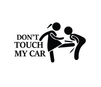 Don't touch my car 9 Autó Matricá - Image 1