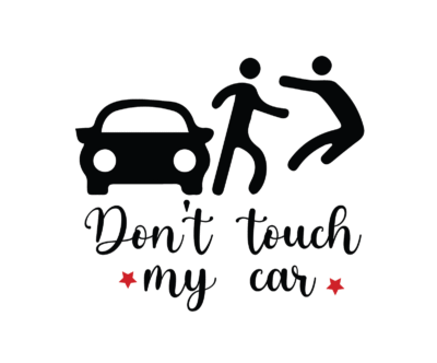 Don't touch my car 6 Autó Matricá - Image 1