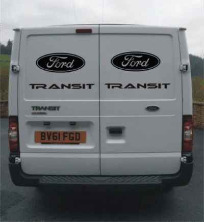 2 db Ford TRANSIT Matrica - Image 1