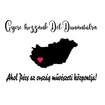 Gyere hozzánk Dél-Dunántúlra 2 Autó Matrica - Image 1