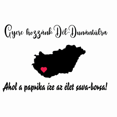 Gyere hozzánk Dél-Dunántúlra 3 Autó Matrica - Image 1