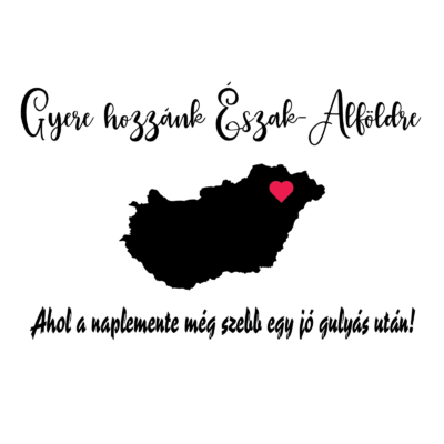 Gyere hozzánk Észak-Alföldre 3 Autó Matrica - Image 1