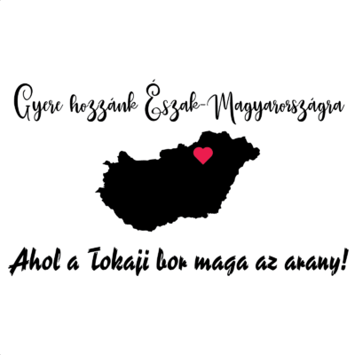 Gyere hozzánk Észak-Magyarországra Autó Matrica - Image 1