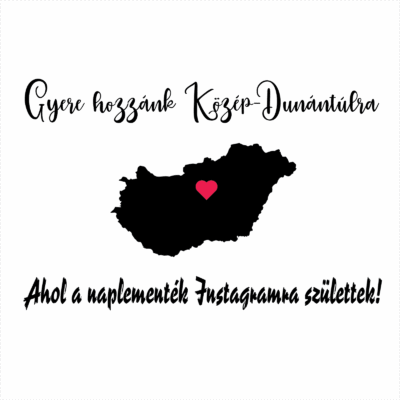 Gyere hozzánk Közép-Dunántúlra 2 Autó Matrica - Image 1