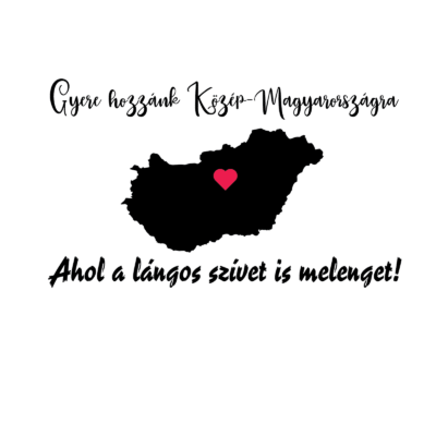 Gyere hozzánk Közép-Magyarországra 3 Autó Matrica - Image 1