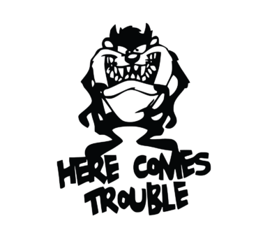 Here comes Trouble Autó Matricá - Image 1