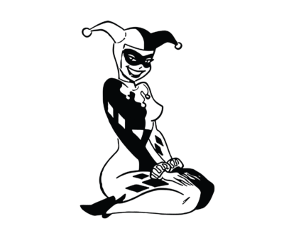 Joker lány 2 Autó Matricá - Image 1