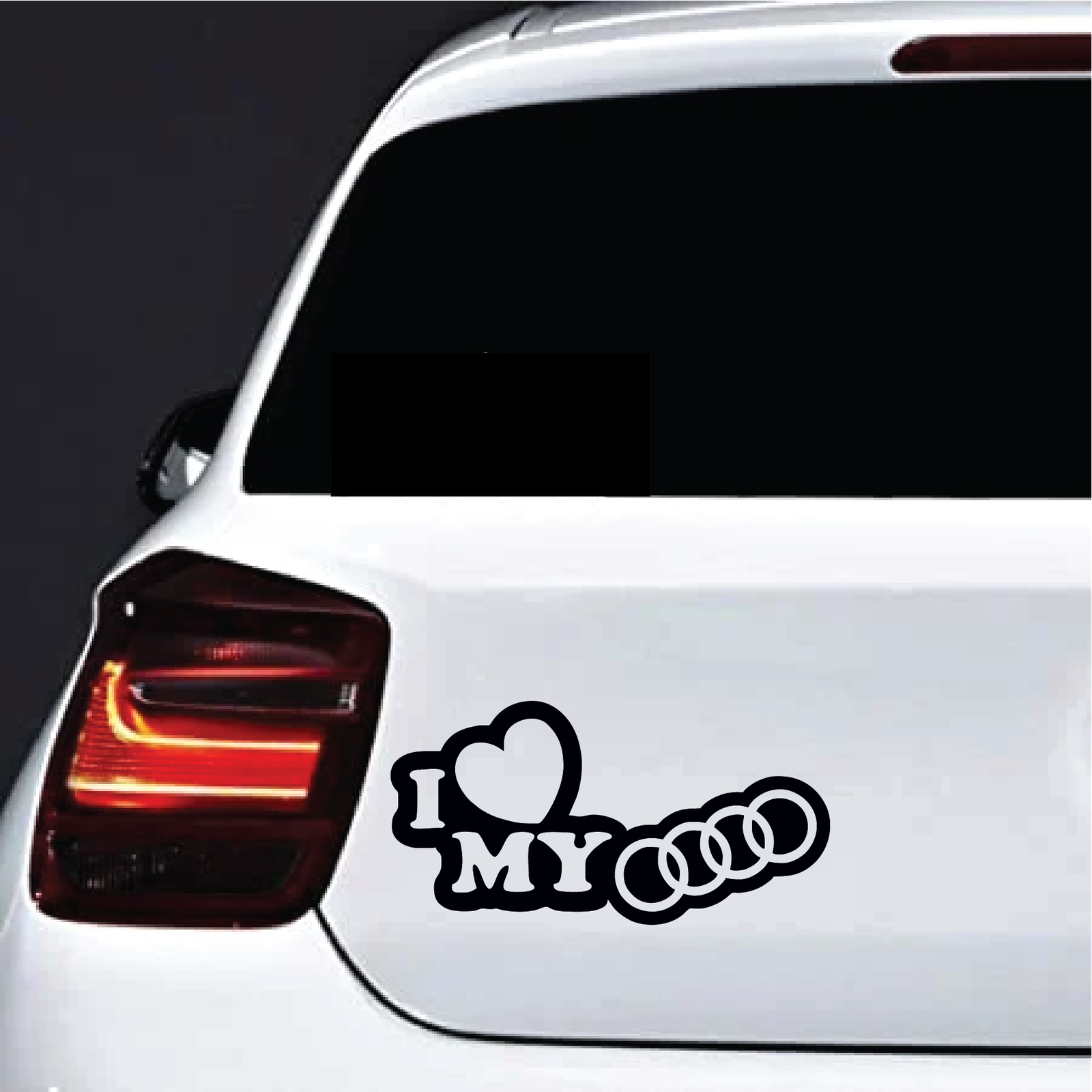 Love-my-Audi.png Auto Matrica Audi love - Image 1