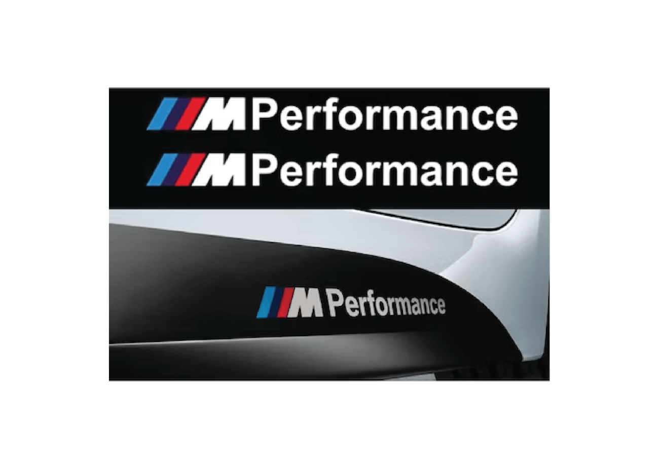 M-performance.png 2 db BMW M Performance matrica készlet - Image 1