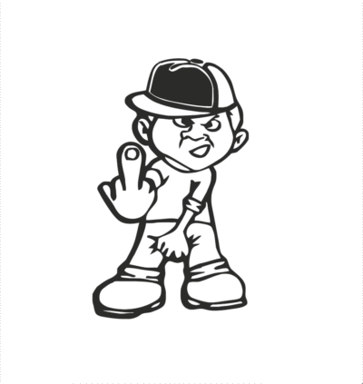 Mad Man autó matrica - Image 1