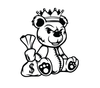 Money Bear  Autó Matricá - Image 1
