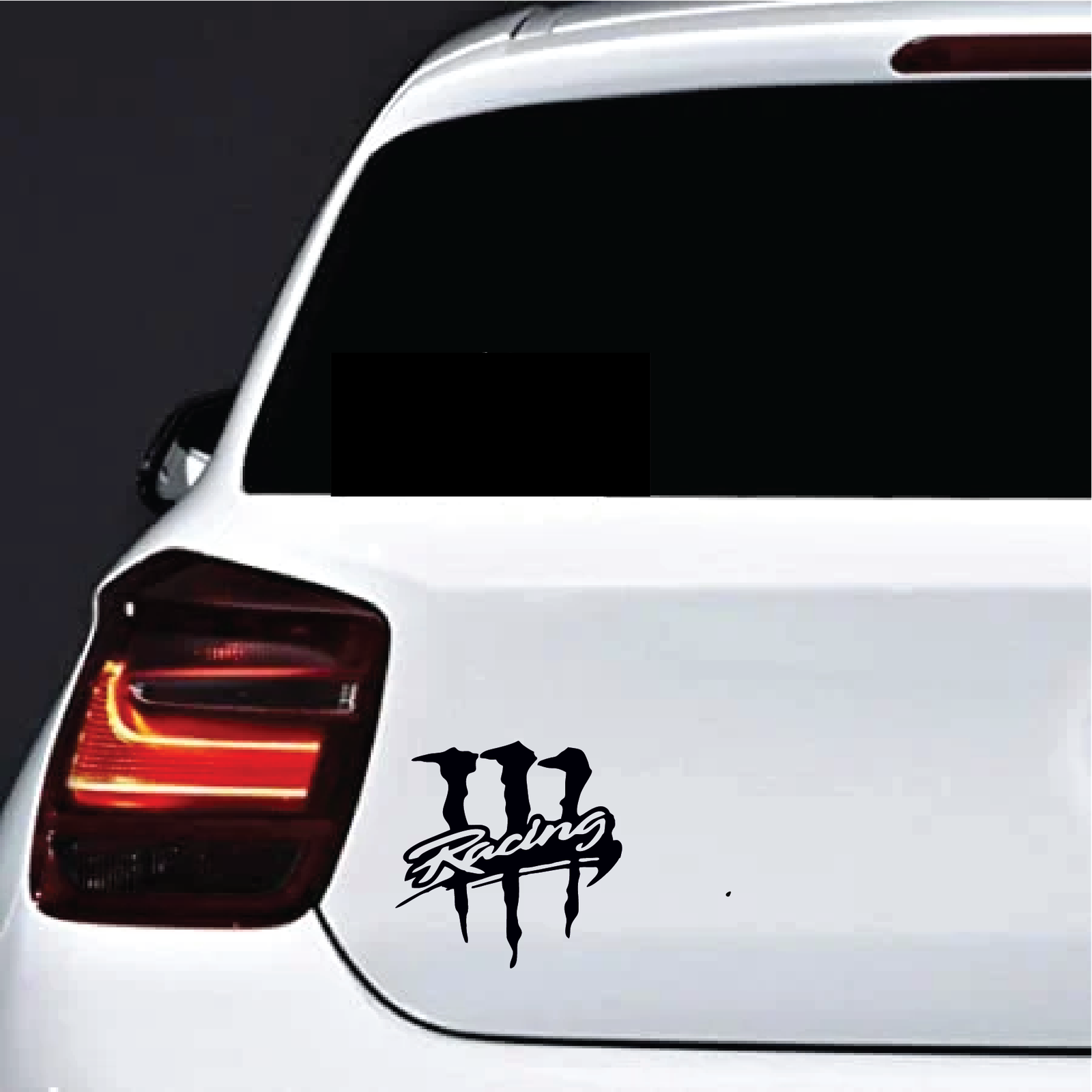 Monster-Racing.png Autó matrica Monster racing - Image 1