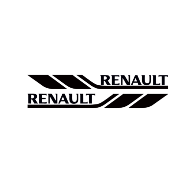 2 x Renault Autó matrica 2 x Renault - Image 2