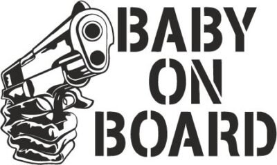 Autó matrica Baby On Board 7 - Image 1