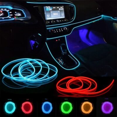 LED neoncsík, az autó belső részére 2 M Különböző színek - Image 1