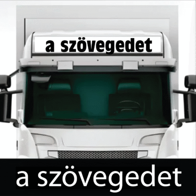 Egyedi teherautó matrica - Image 1
