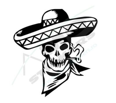Halott cowboy autó matrica - Image 1
