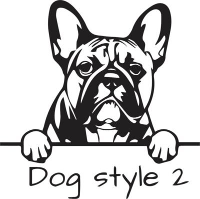 Matrica Auto Dog stílus 2 - Image 1