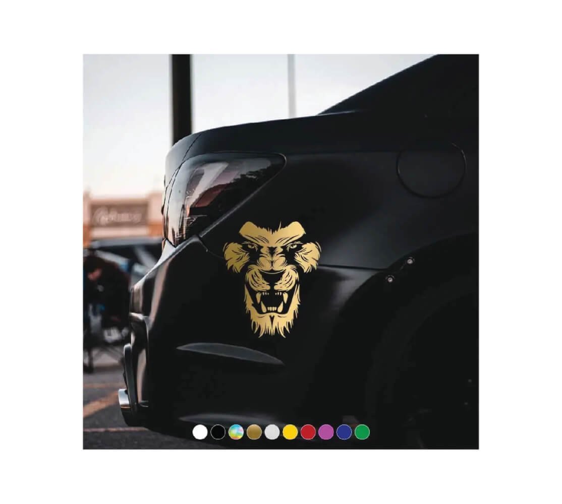 leu-fioros-2.jpg Oroszlán Autó matrica - Image 1