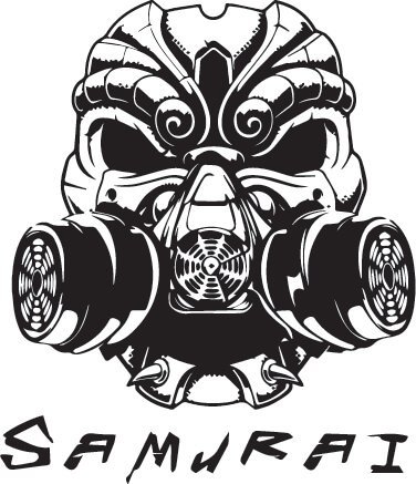 samuray.jpg Ninja autó matrica - Image 1