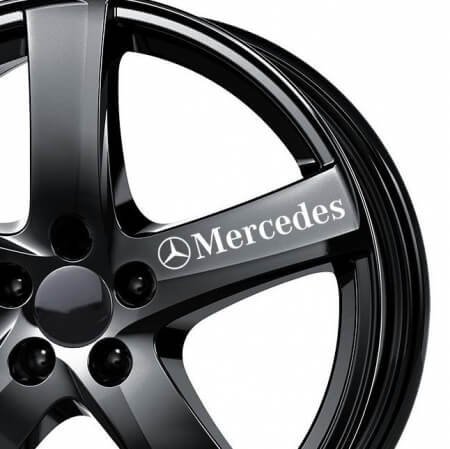 set-4-stickere-auto-jante-mercedes-108001.jpg Mercedes kerék matrica készlet - Image 1