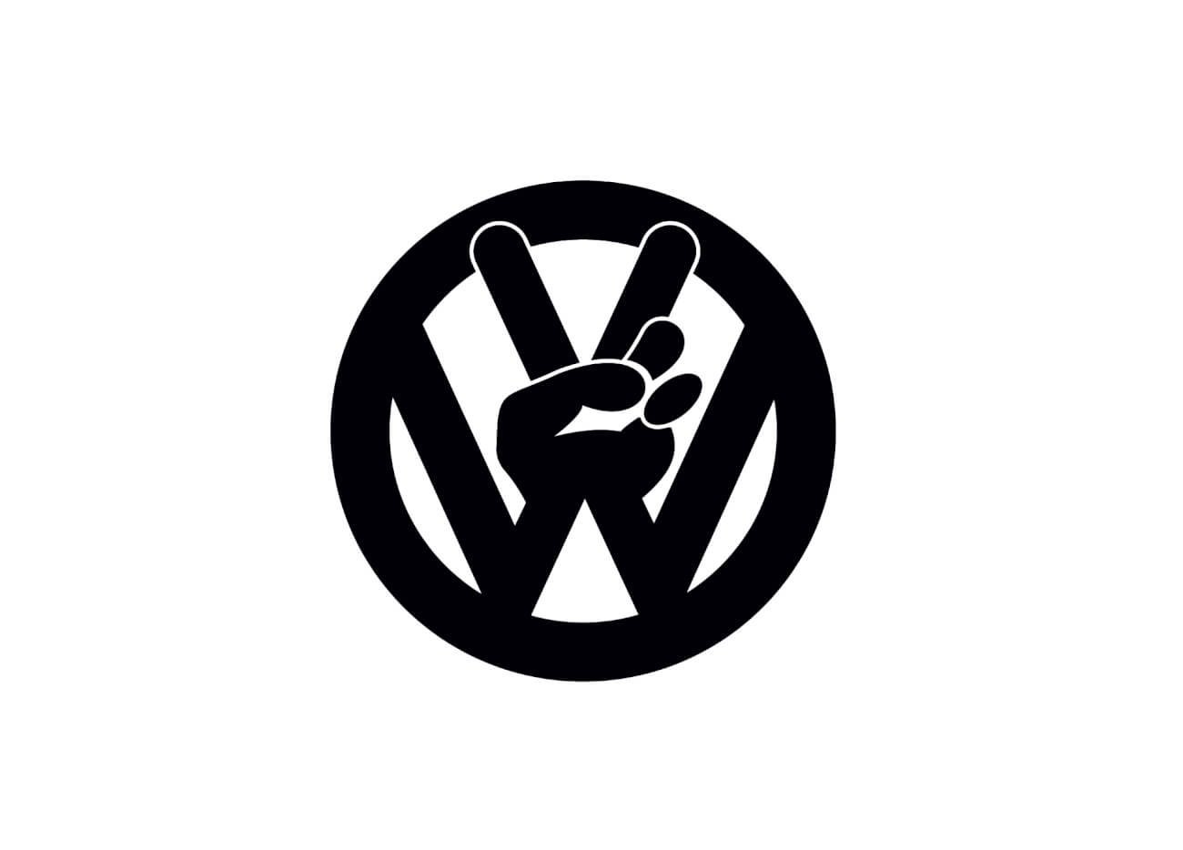 volkswagen-peace-1.jpg VW Peace autós matrica - Image 1