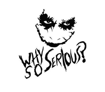 Why so serios 3 Autó Matricá - Image 1